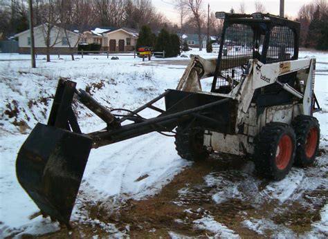 homemade skid steer attachments|excavator attachment for skid steer.